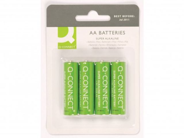 batterijen AA blister van 4 stuks | VoordeligeBatterijen.nl