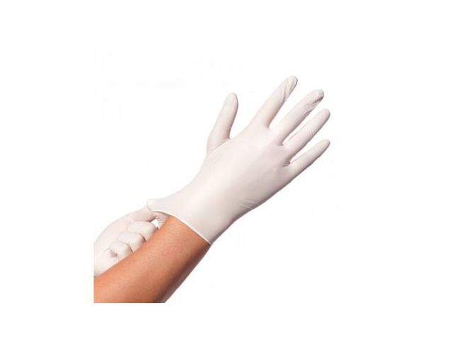 Vinyl Disposable handschoen wit/transparant Poedervrij maat S 100 st | WerkhandschoenOnline.be