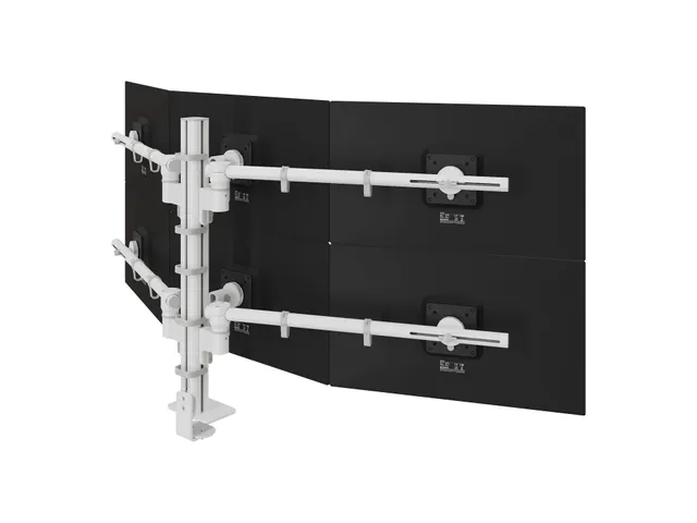 Bras 6 écrans Viewgo modular 260 blanc