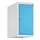opzetkast,v. locker,1vak.,vak B 250mm,HxBxD 500x250x500mm,vleugeldeur