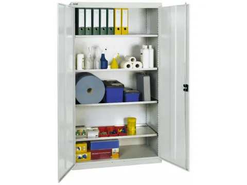 Draaideurkast Hxbxd 1800x1000x500mm 4legborden Ral7035