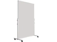 Dubbelzijdig Whiteboard 120x180cm Mobiel Emaille Wit Profiel