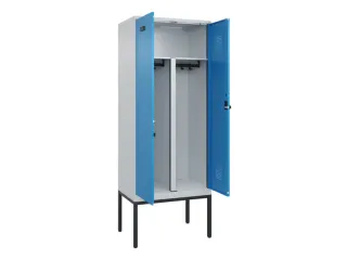 PBM-locker,HxBxD 2120x800x500mm,2vak,vak B 400mm,draaigrendel - 1