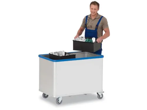 Bakwagen Aluminium 70kg (Veerkracht) 895x1515x745mm 615l