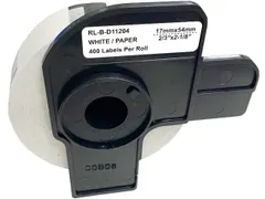 Etiket DK11204 Wit label 17x54mm 400stuks op rol