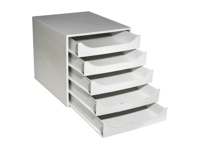 Ladenblok ECOBOX+ 5 laden Grijs A4+