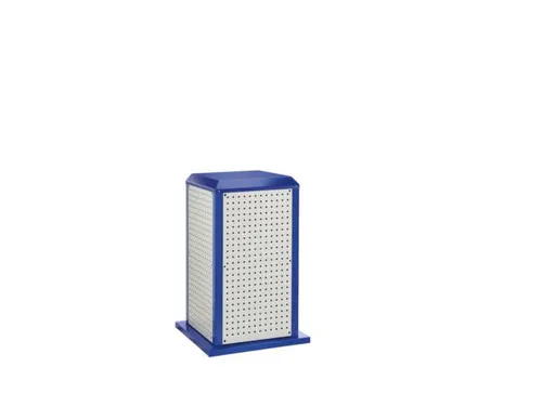 gereedschapswagen,HxBxD 1100x700x700mm,4geperforeerde platen buiten