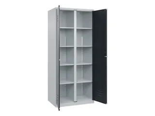 wasgoedverdeelkast,HxBxD 1850x800x500mm,vak B 400mm,draaigrendel - 2