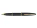 Stylo plume Waterman Carena Sea noir GT Medium encre bleue