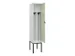 locker voor scheiding van kleding,HxBxD 2120x400x500mm,1vak