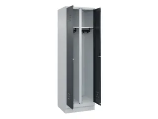 locker voor scheiding van kleding,HxBxD 1950x600x500mm,2vak - 2