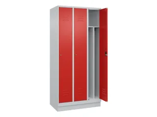 locker voor scheiding van kleding,HxBxD 1950x900x500mm,3vak - 2