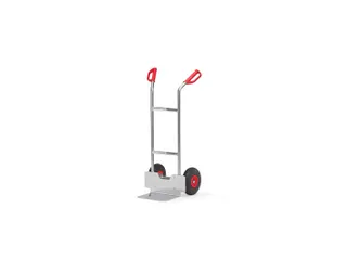 Alu steekwagen A1125P 150kg aluminium polyurethaan wielen - 1