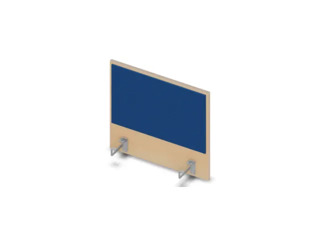 opzetpaneel bureau aanbouw zijkant NE-esdoorn BN6016-blauw 600mm