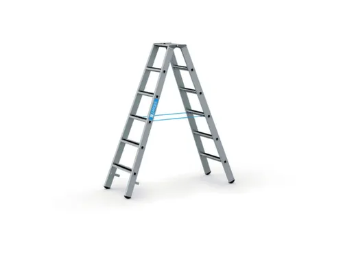 veiligheidsladder,beide zijden,2x6treden m. R13-laag,balk L 1,7m