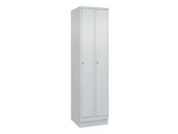 locker,HxBxD 1950x500x500mm,2vak,vak B 250mm,cil.-slot,sokkel