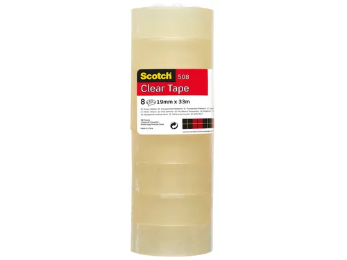 Plakband Scotch 508 19mmx33m transparant