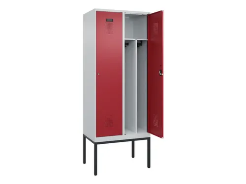 locker voor scheiding van kleding,HxBxD 2120x800x500mm,2vak
