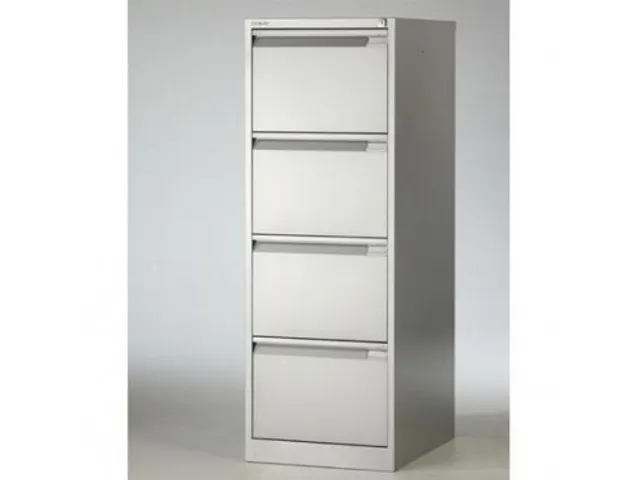 Hangmappenkast Premium 4 Laden Lichtgrijs