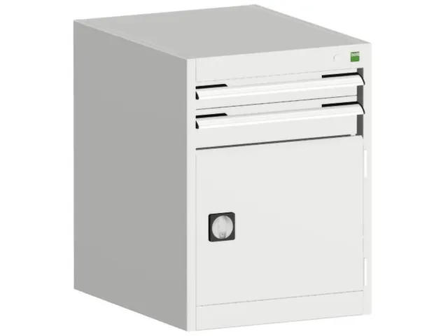 ladekast HxBxD 700x525x525mm 2laden RAL7035