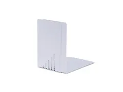 Boekensteunen Metaal 14x12x14cm Wit 2 Stuks