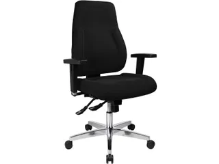 Bureaustoel Topstar Point 91 zwart stof - 3