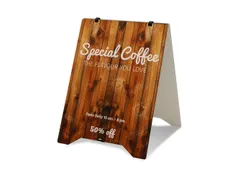 Stoepbord Grab & Grip BOND panelen A1 met print Dubbelzijdig