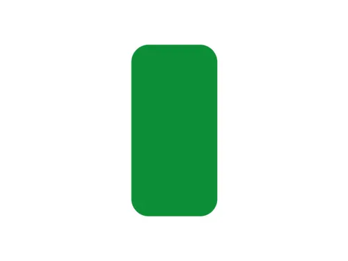 plaksymbool,rechthoek,markering HxB 150x50mm,PVC,groen