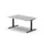 Elektrisch ihv bureau,HxBxD 650-1310x1600x1000mm,blad lichtgrijs