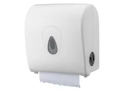 Handdoekroldispenser Kunststof Wit