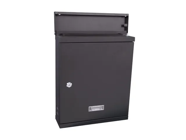 Wandbrievenbus Valencian Mat Zwart Staal