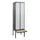 locker voor scheiding van kleding,HxBxD 2120x600x815mm,2vak