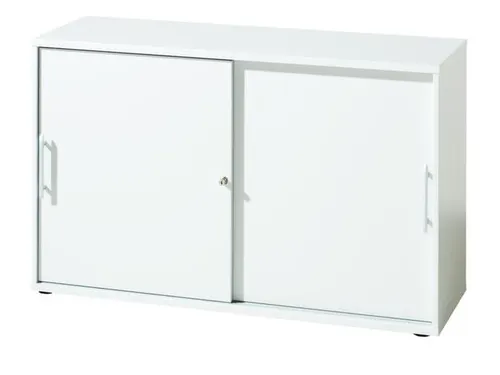 Schuifdeurkast 748x1200x400mm Kastromp/Front Lichtgrijs/Lichtgrijs