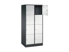 grootvolume-lockersysteem,RAL 7021/RAL 7035,HxBxD 1950x820x600mm