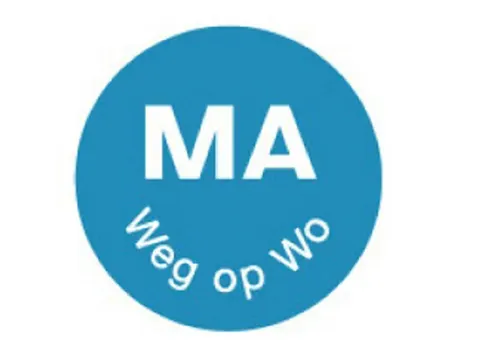 Daymark Label Dagetiket permanent 'Ma weg op Wo Rol 1000 Stuks