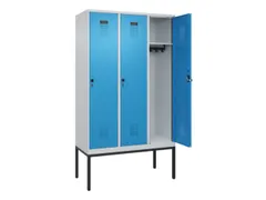 locker,HxBxD 2120x1200x500mm,3vak,vak B 400mm,draaigrendel