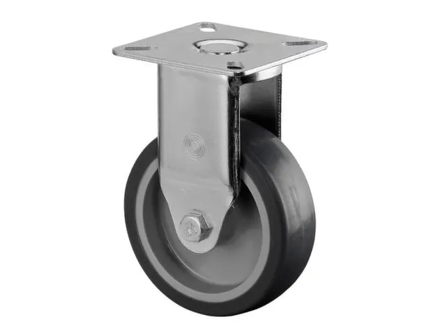 Roulette Fixe Force 60kg Platine De Fixation Diam.xlarg. 75x24mm Therm