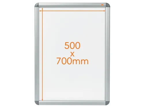 Clicklijst Nobo Essence Aluminium B2 700x500mm
