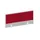 baliepaneel v. bureau aanbouw achter MP-lichtgrijs BN4011-rood 1000mm