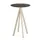 statafel,HxØ 1090x700mm,rond,4voeten zandkleuren