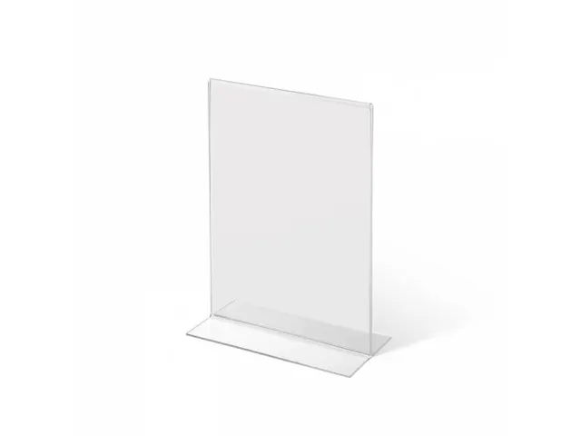 Folderhouder A6 T-stand Acryl staand