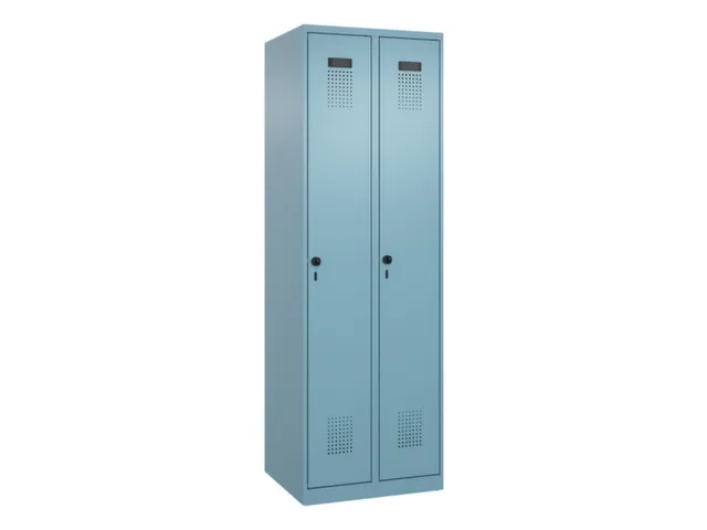 locker voor scheiding van kleding,HxBxD 1850x600x500mm,2vak