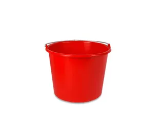 Emmer rond rood 12 liter - 1