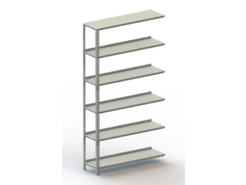 magazijnstelling,aanbouwveld,HxBxD 1850x1002x304mm,vaklast 80kg