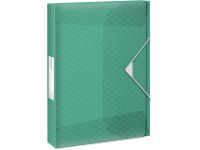 Colour'Breeze elastobox, ft A4, 2,5 cm, groen