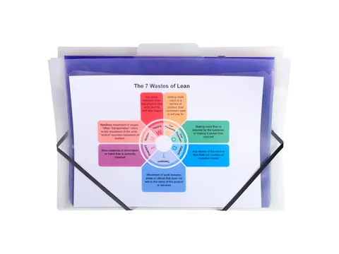 Sorteermap muur 6 in delingen Crystal