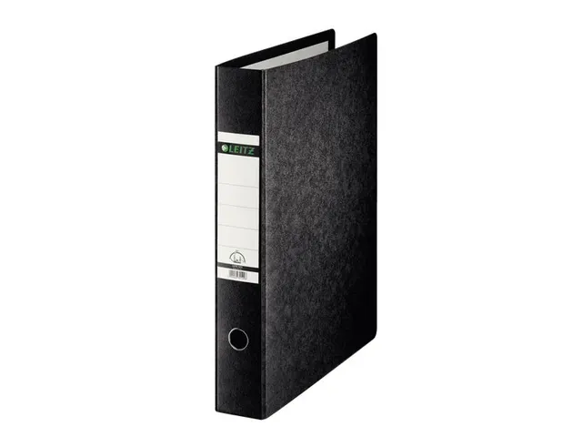 Ordner Leitz 1072 A3 77mm staand karton gewolkt zwart