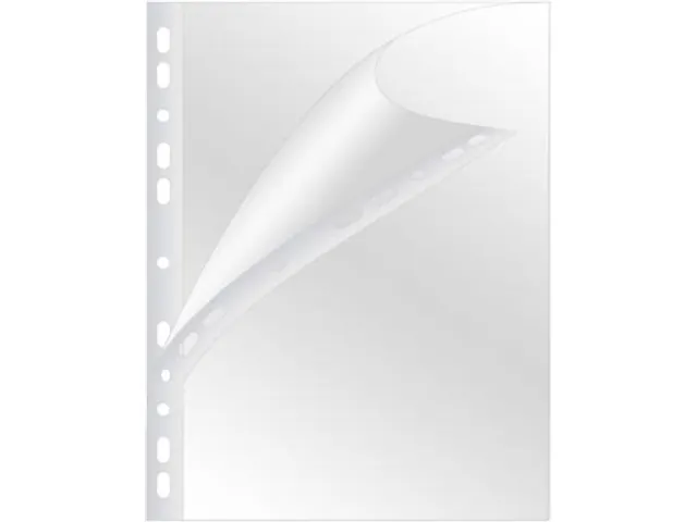 Geperforeerde Showtas A4 4-gaats PP Glanzend 100mic Doos 100 Stuks