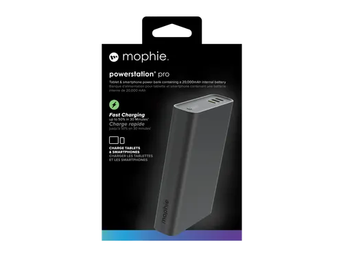 mophie Powerstation Pro, 20000 mAh, Zwart