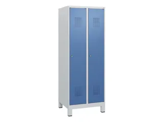 schoollocker,HxBxD 1630x600x500mm,2vak,vak B 300mm,cil.-slot,voeten - 2